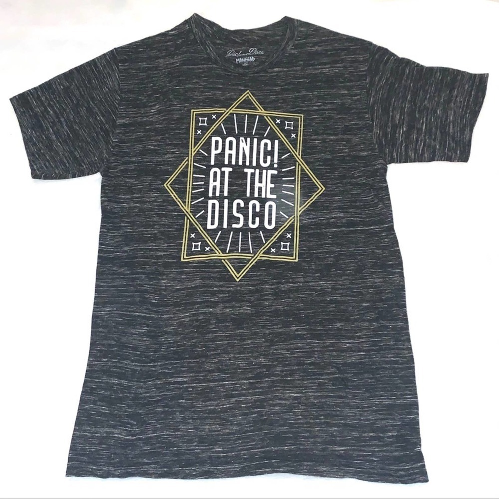 ManHead Panic at the Disco Gray Small Shirt